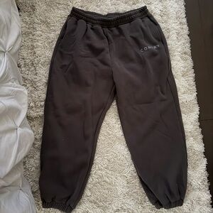 Brown Cozy Fleece Jogger Pants